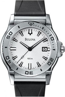 Φωτογραφία προϊόντος: Bulova Accutron Ρολόι Μπαταρίας με Καουτσούκ Λουράκι σε Μαύρο χρώμα