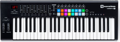 Φωτογραφία προϊόντος: Novation Midi Keyboard Launchkey 49 MK2 με 49 Πλήκτρα σε Μαύρο Χρώμα