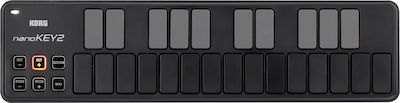 Φωτογραφία προϊόντος: Korg Midi Keyboard NanoKEY 2 με 25 Πλήκτρα σε Μαύρο Χρώμα