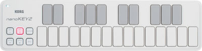 Φωτογραφία προϊόντος: Korg Midi Keyboard NanoKEY 2 με 25 Πλήκτρα σε Λευκό Χρώμα