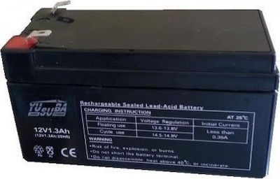 Φωτογραφία προϊόντος: Yusuba 12V-1.3AH-C20 Μπαταρία UPS με Χωρητικότητα 1.3Ah και Τάση 12V