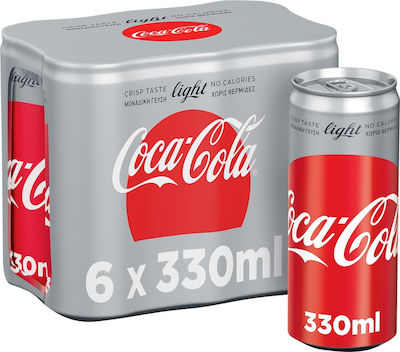 Φωτογραφία προϊόντος: Coca Cola Light Χωρίς Ζάχαρη 6x330ml