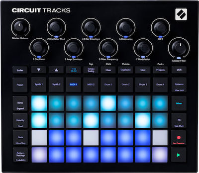 Φωτογραφία προϊόντος: Novation Midi Controller Circuit Tracks σε Μαύρο Χρώμα