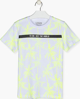 Φωτογραφία προϊόντος: Losan T-shirt 113-1209AL All Over Print Λιλά