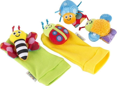 Φωτογραφία προϊόντος: Lamaze Gardenbug Foot Finder & Wrist Rattle Set από Ύφασμα με Ήχους για Νεογέννητα
