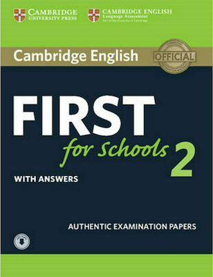 Φωτογραφία προϊόντος: CAMBRIDGE ENGLISH FIRST FOR SCHOOLS 2 STUDENT PACK WITHOUT ANSWERS