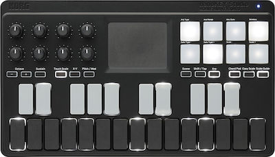 Φωτογραφία προϊόντος: Korg Midi Keyboard nanoKEY Studio με 25 Πλήκτρα σε Μαύρο Χρώμα
