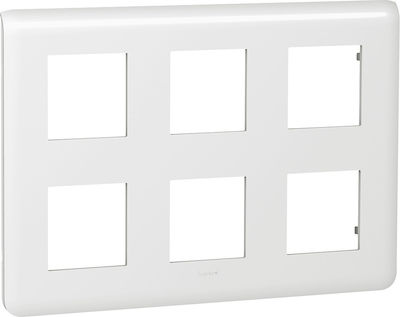 Φωτογραφία προϊόντος: Legrand Mosaic Πλαίσιο 2x3x2 Στοιχείων 078832 Λευκό