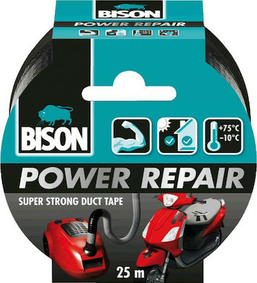 Φωτογραφία προϊόντος: Bison Υφασμάτινη Ταινία Power Repair Black 48mm x 25m