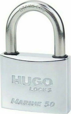 Φωτογραφία προϊόντος: Hugo Locks Marine Λουκέτο Πέταλο με Κλειδί 50mm 60128
