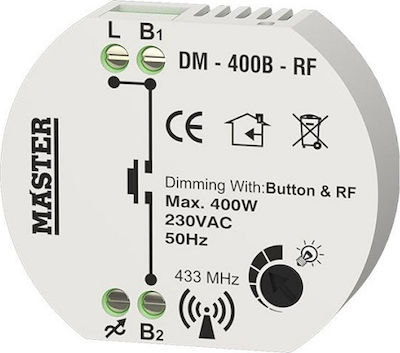 Φωτογραφία προϊόντος: Master Ασύρματο Dimmer RF Κυτίου 400 Watt DM-400B-RF
