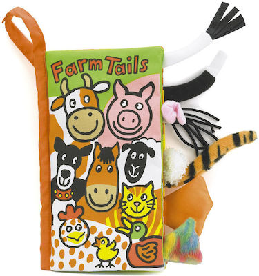 Φωτογραφία προϊόντος: Jellycat Μαλακό Βιβλίο Farm Tails από Ύφασμα για Νεογέννητα