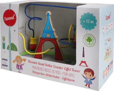 Φωτογραφία προϊόντος: iwood Wooden Beat Roller Coaster Eiffel Tower από Ξύλο για 12+ Μηνών