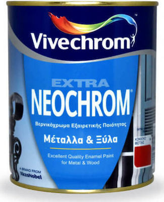 Φωτογραφία προϊόντος: Vivechrom Βερνικόχρωμα Extra Neochrom 0.75lt Κόκκινο Φωτιάς Γυαλιστερό