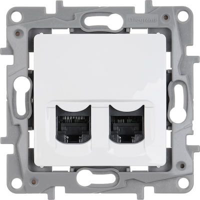 Φωτογραφία προϊόντος: Legrand Niloe Διπλή RJ45 CAT6 UTP 764574