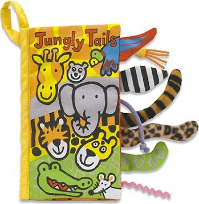 Φωτογραφία προϊόντος: Jellycat Μαλακό Βιβλίο Jungly Tails από Ύφασμα για Νεογέννητα