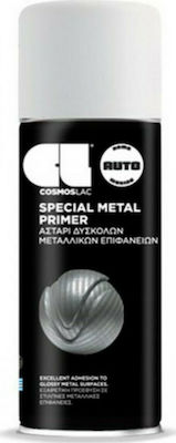 Φωτογραφία προϊόντος: Cosmos Lac Special Metal Primer Σπρέι Αστάρι Λευκό με Μεταλλικό Εφέ 400ml