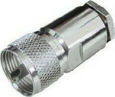 Φωτογραφία προϊόντος: F-Connector male Clamp RG58U V7508AK Ισιο Βακελίτης UNI (V7508AK)
