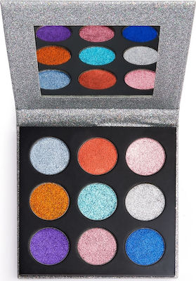 Φωτογραφία προϊόντος: Revolution Beauty Pressed Glitter Παλέτα Σκιών Ματιών 13.5gr