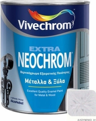 Φωτογραφία προϊόντος: Vivechrom Βερνικόχρωμα Extra Neochrom 0.20lt Αλουμίνιο Γυαλιστερό