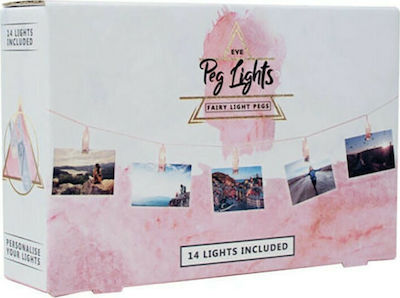 Φωτογραφία προϊόντος: Peg String Lights Eve Διακοσμητικό Φωτιστικό LED Γιρλάντα Διάφανο