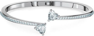 Φωτογραφία προϊόντος: Swarovski Γυναικείο Βραχιόλι Χειροπέδα Attract Soul Heart Medium