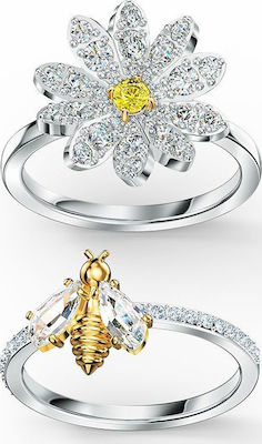 Φωτογραφία προϊόντος: Swarovski Γυναικείο Δαχτυλίδι Eternal Flower Set με Πέτρες