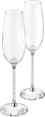 Φωτογραφία προϊόντος: Swarovski Toasting Flutes Σετ Ποτήρια Σαμπάνιας Κρυστάλλινα Διάφανα Κολωνάτα 2τμχ