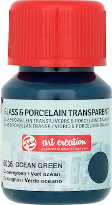 Φωτογραφία προϊόντος: Royal Talens Art Creation Glass & Porcelain Transparent 6035 Ocean Green 30ml