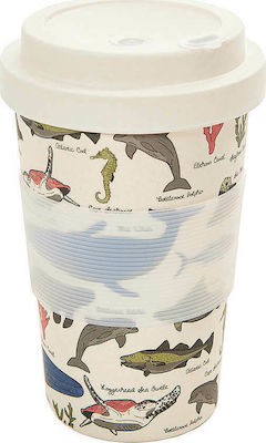 Φωτογραφία προϊόντος: Beige Endangered Sea Creatures Cup Eco Chic