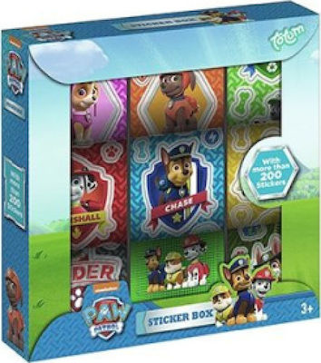Φωτογραφία προϊόντος: PAW PATROL STICKER BOX (9 ROLLS) TO-720190