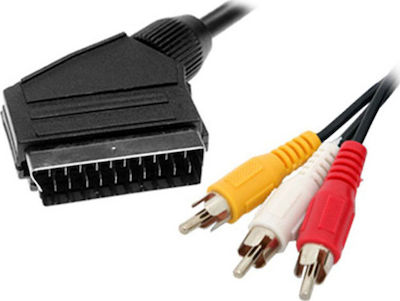 Φωτογραφία προϊόντος: ΚΑΛΩΔΙΟ SCART - RCA 1.5m