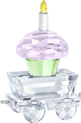 Φωτογραφία προϊόντος: Swarovski Διακοσμητικό Χώρου Cupcake Wagon από Κρύσταλλο 2.2x2.2x5.2cm