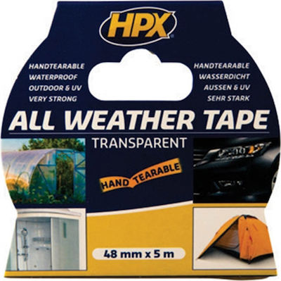 Φωτογραφία προϊόντος: HPX Ταινία Αλουμινίου All Weather Διαφανής 48mm x 25m