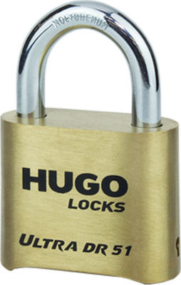 Φωτογραφία προϊόντος: Hugo Locks Ultra DR51 Λουκέτο Πέταλο Συνδυασμού 60123