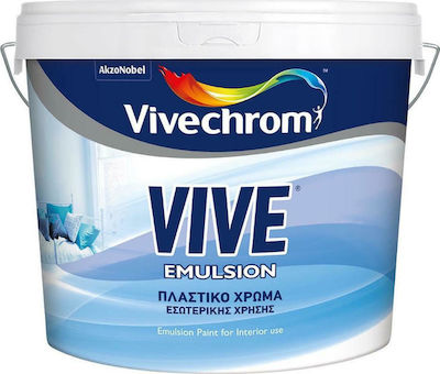 Φωτογραφία προϊόντος: Vivechrom Vive Emulsion Πλαστικό Χρώμα Λευκό 750ml