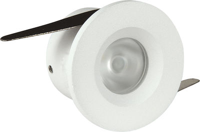 Φωτογραφία προϊόντος: VK Lighting VK/04127/W/W Μεταλλικό Σποτ Χωνευτό Ενσωματωμένο LED Λευκό