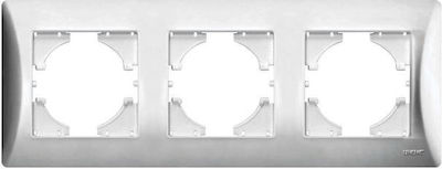 Φωτογραφία προϊόντος: Lineme Hseries 3 Θέσεων 50-00123-5 Ασημί