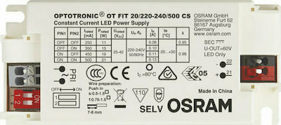 Φωτογραφία προϊόντος: Τροφοδοτικό LED OT FIT 20/220-240/500CS IP20 78000-466019 Osram