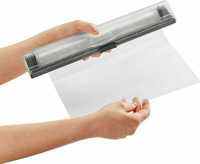 Φωτογραφία προϊόντος: Metaltex X-Roll Βάση για Χαρτί Κουζίνας Πλαστική σε Γκρι Χρώμα 36x6x8cm