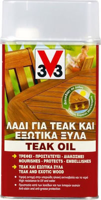 Φωτογραφία προϊόντος: 3V3 Teak oil Άχρωμο Μάτ 1lt
