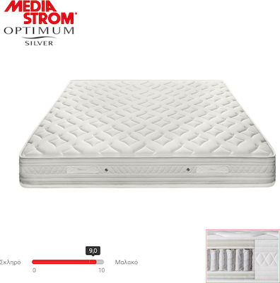 Φωτογραφία προϊόντος: Media Strom Silver ii Μονό Στρώμα 90x200cm με Ανεξάρτητα Ελατήρια