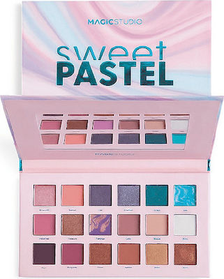Φωτογραφία προϊόντος: IDC Magic Studio Sweet Pastel Eyeshadow Palette 18 col x 1gr