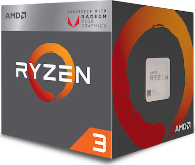 Φωτογραφία προϊόντος: AMD Ryzen 3 2200G 3.5GHz Επεξεργαστής 4 Πυρήνων για Socket AM4 σε Κουτί με Ψύκτρα