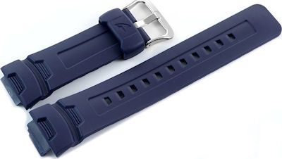 Φωτογραφία προϊόντος: Casio Καουτσούκ Λουράκι Navy Μπλε 16mm