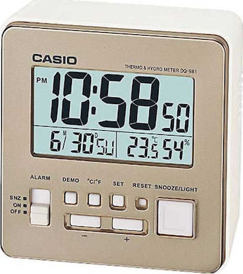 Φωτογραφία προϊόντος: Casio Ψηφιακό Ρολόι Επιτραπέζιο με Ξυπνητήρι DQ-981-9ER DQ-981-9ER