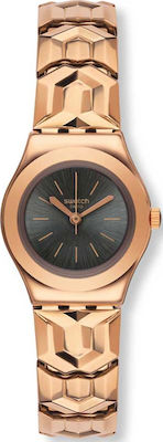 Φωτογραφία προϊόντος: Swatch Ρολόι Alacarla Large με Μεταλλικό Μπρασελέ σε Ροζ Χρυσό χρώμα