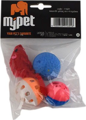 Φωτογραφία προϊόντος: ΠΑΙΧΝΙΔΙ ΓΑΤΑΣ MYPET 11601 ΣΕΤ 4 ΤΕΜΑΧΙΑ
