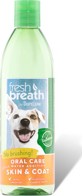 Φωτογραφία προϊόντος: ΝΕΡΟ TROPICLEAN FRESH BREATH WATER ADDITIVE PLUS SKIN COAT 473ml