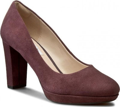Φωτογραφία προϊόντος: Clarks Kendra Sienna Aubergine Suede